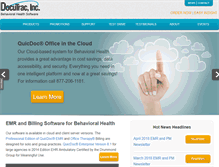 Tablet Screenshot of docutracinc.com